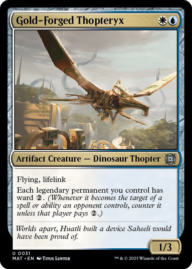 Gold-Forged Thopteryx [March of the Machine: The Aftermath] 31