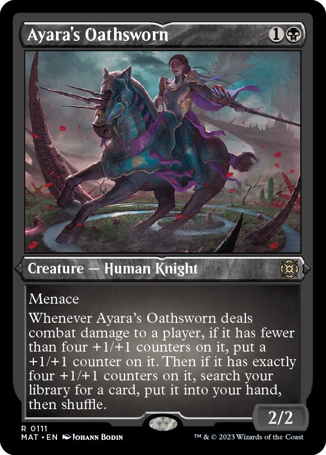 Ayara's Oathsworn (Foil Etched) [March of the Machine: The Aftermath] 111