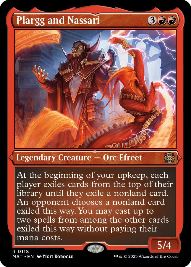 Plargg and Nassari (Foil Etched) [March of the Machine: The Aftermath] 118