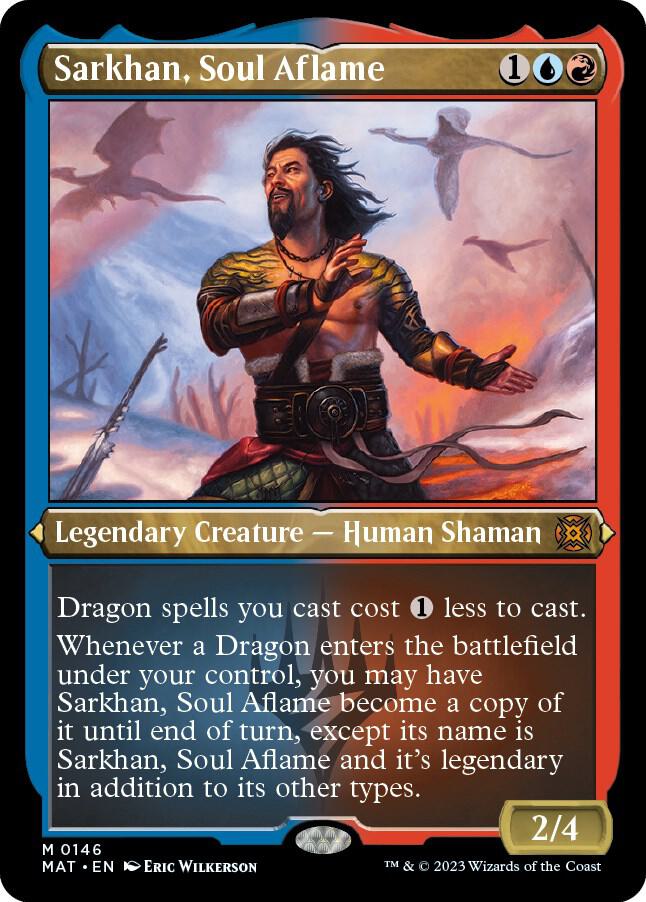 Sarkhan, Soul Aflame (Foil Etched) [March of the Machine: The Aftermath] 146