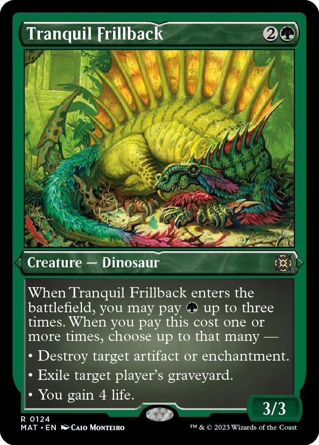 Tranquil Frillback (Foil Etched) [March of the Machine: The Aftermath] 124