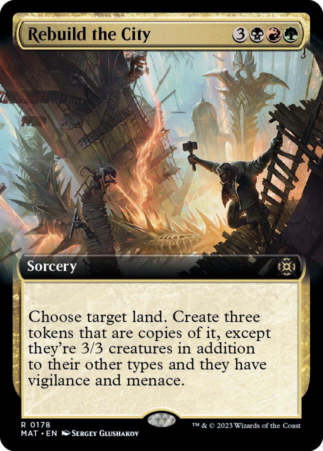 Rebuild the City (Extended Art) [March of the Machine: The Aftermath] 178