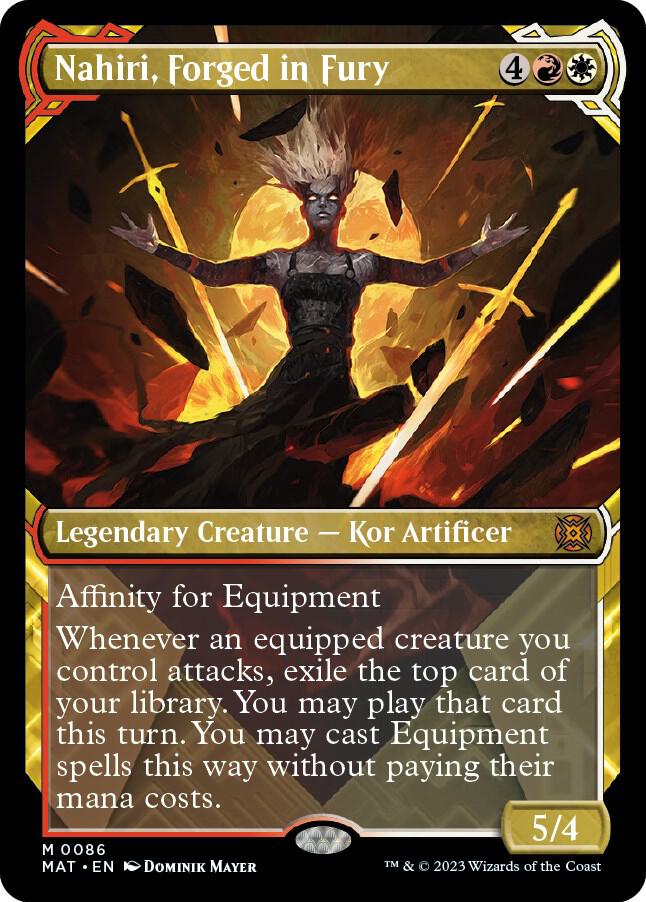 Nahiri, Forged in Fury (Showcase) [March of the Machine: The Aftermath] 86