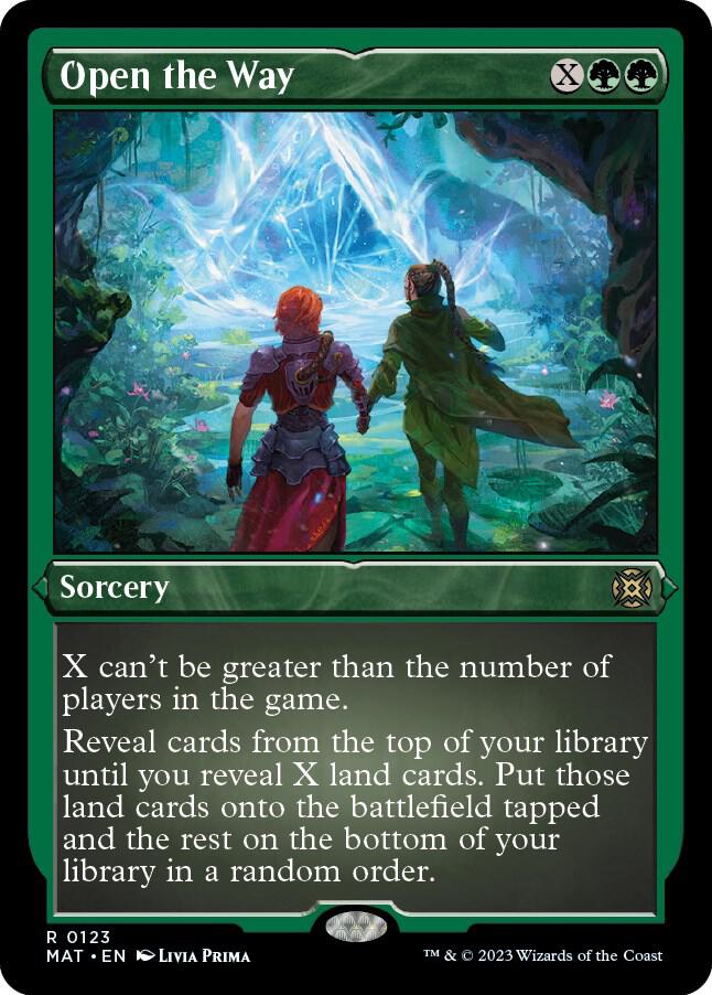 Open the Way (Foil Etched) [March of the Machine: The Aftermath] 123