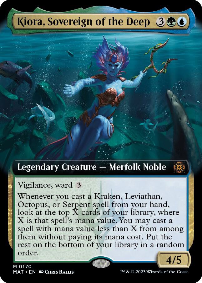 Kiora, Sovereign of the Deep (Extended Art) [March of the Machine: The Aftermath] 170