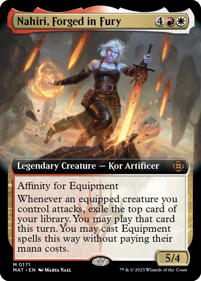 Nahiri, Forged in Fury (Extended Art) [March of the Machine: The Aftermath] 171