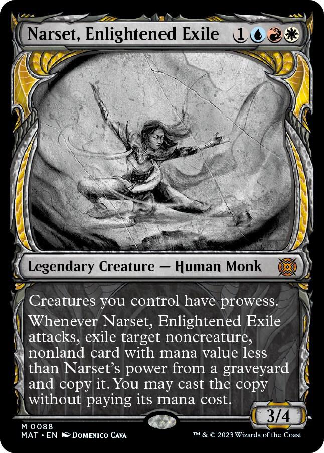 Narset, Enlightened Exile (Showcase) [March of the Machine: The Aftermath] 88