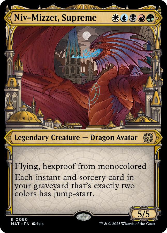 Niv-Mizzet, Supreme (Showcase) [March of the Machine: The Aftermath] 90