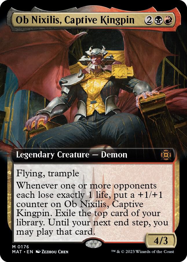 Ob Nixilis, Captive Kingpin (Extended Art) [March of the Machine: The Aftermath] 176