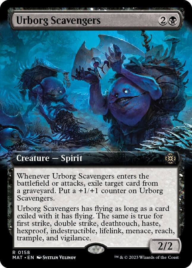 Urborg Scavengers (Extended Art) [March of the Machine: The Aftermath] 158