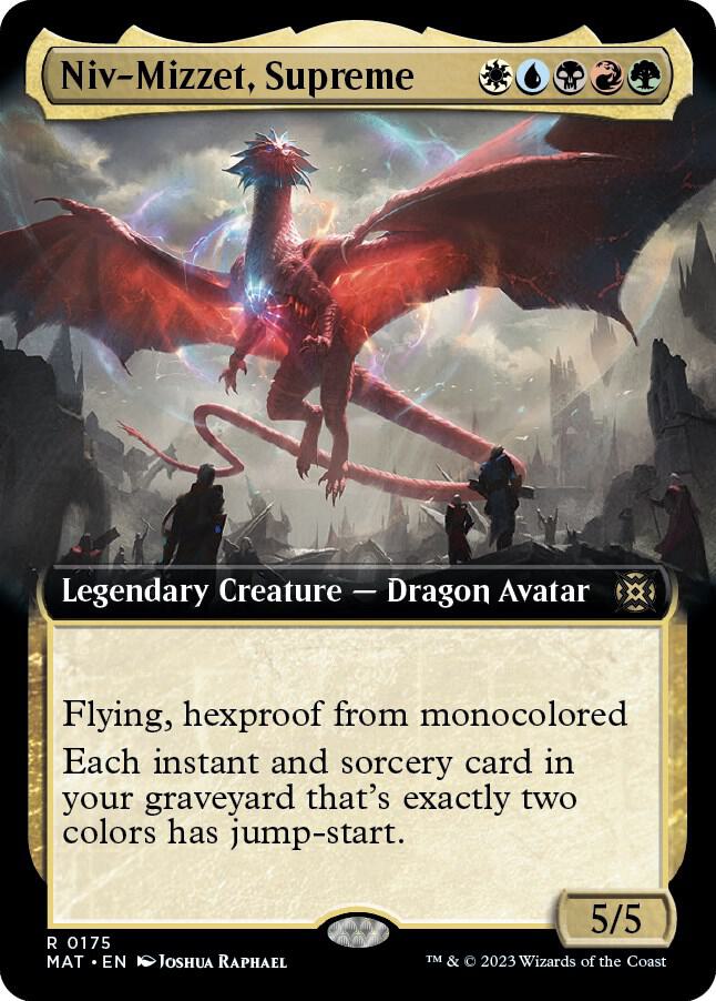 Niv-Mizzet, Supreme (Extended Art) [March of the Machine: The Aftermath] 175