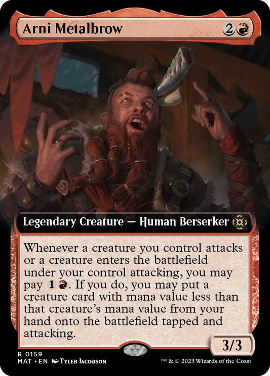 Arni Metalbrow (Extended Art) [March of the Machine: The Aftermath] 159