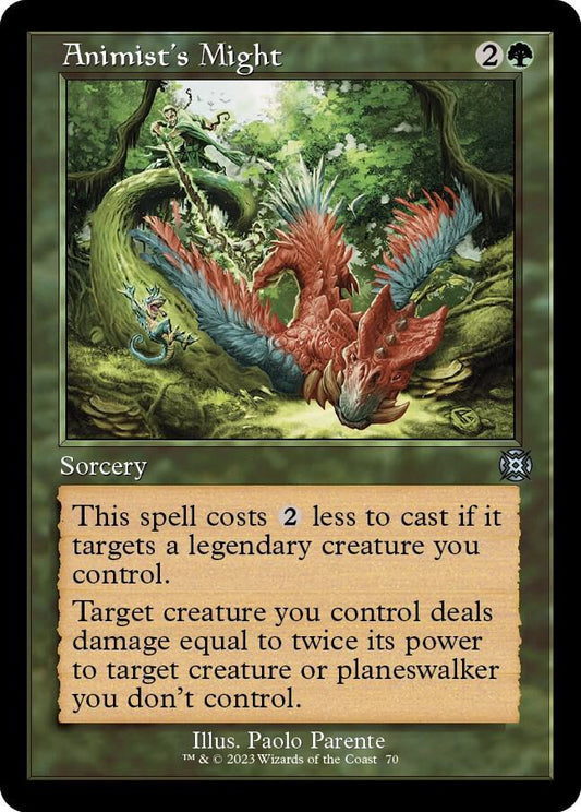 Animist's Might (Retro Frame) [March of the Machine: The Aftermath] 70