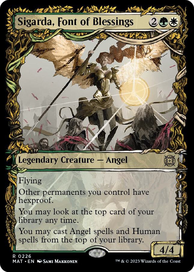 Sigarda, Font of Blessings (Halo Foil) [March of the Machine: The Aftermath] 226