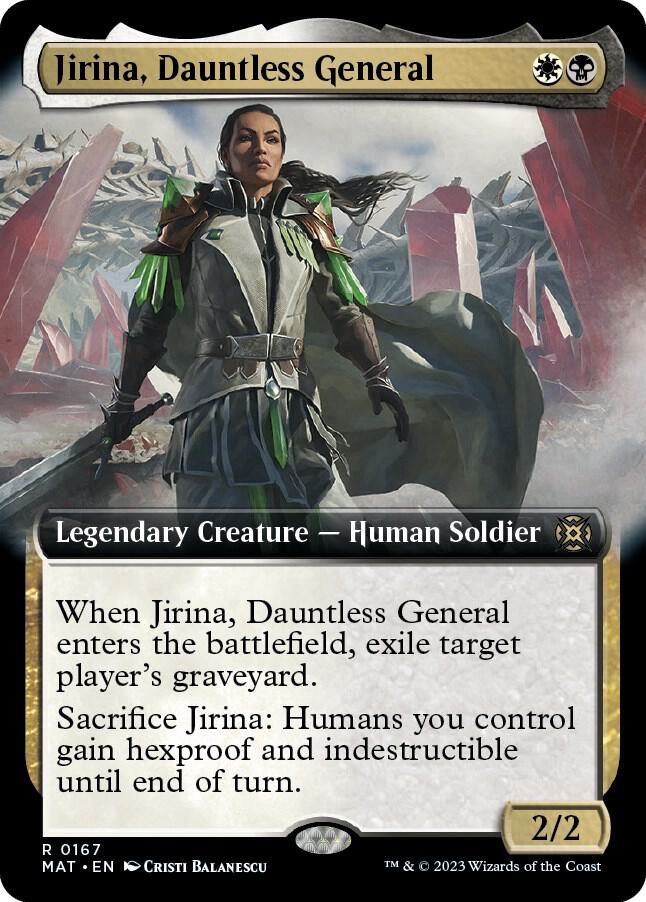 Jirina, Dauntless General (Extended Art) [March of the Machine: The Aftermath] 167