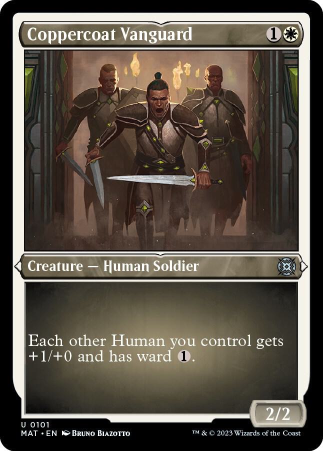 Coppercoat Vanguard (Foil Etched) [March of the Machine: The Aftermath] 101