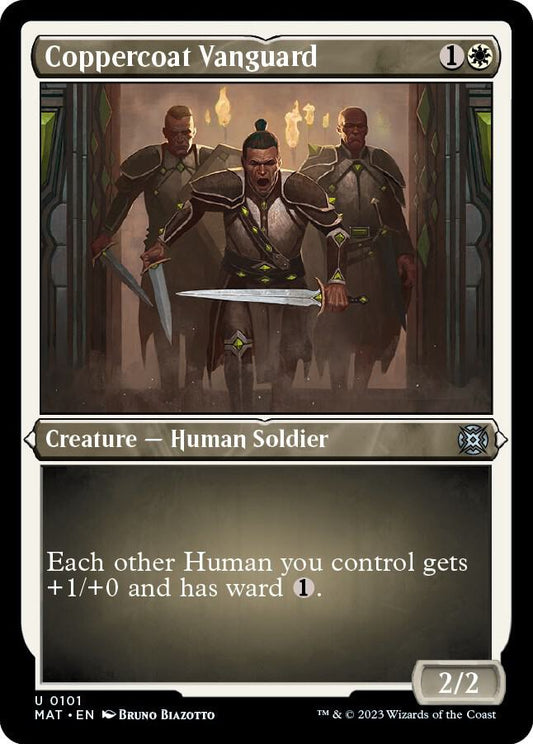 Coppercoat Vanguard (Foil Etched) [March of the Machine: The Aftermath] 101