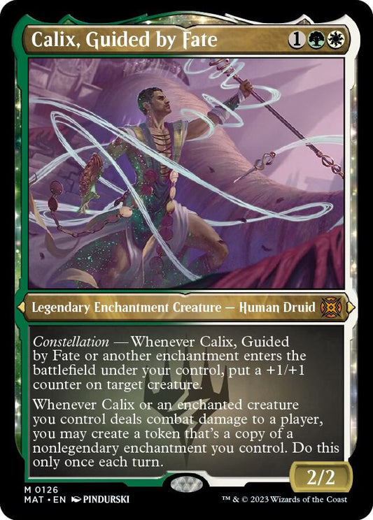 Calix, Guided by Fate (Foil Etched) [March of the Machine: The Aftermath] 126