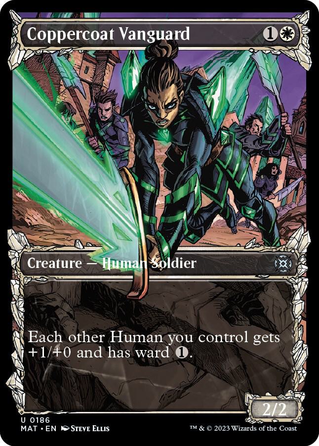Coppercoat Vanguard (Halo Foil) [March of the Machine: The Aftermath] 186