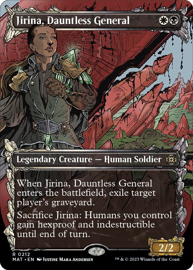 Jirina, Dauntless General (Halo Foil) [March of the Machine: The Aftermath] 212