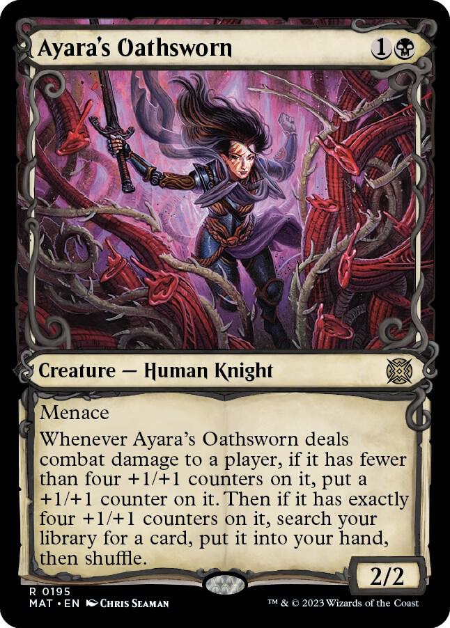 Ayara's Oathsworn (Halo Foil) [March of the Machine: The Aftermath] 195