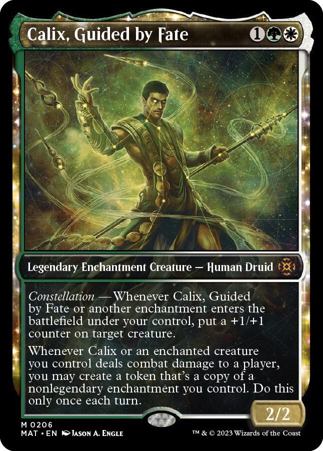 Calix, Guided by Fate (Halo Foil) [March of the Machine: The Aftermath] 206