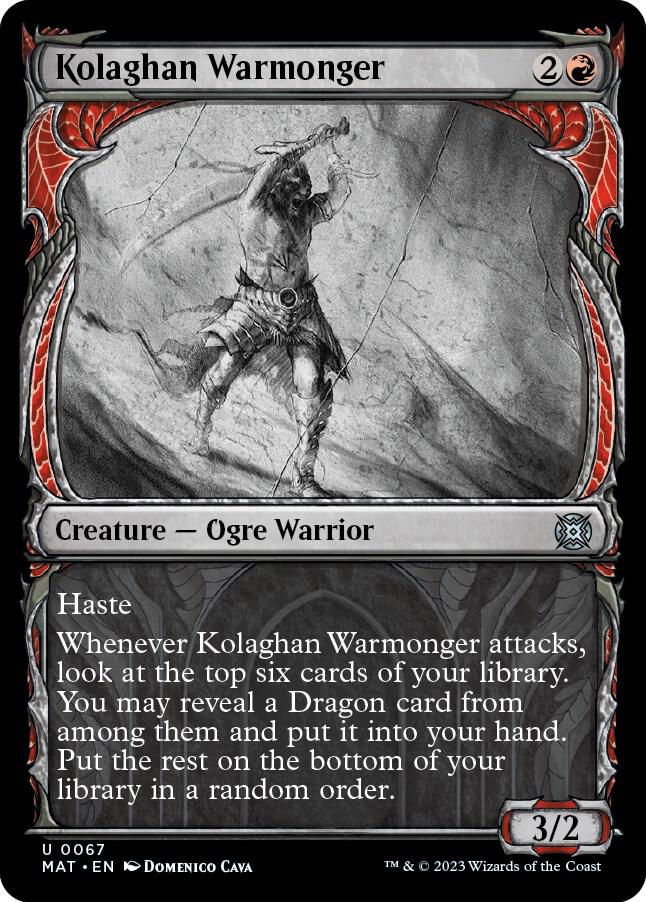 Kolaghan Warmonger (Showcase) [March of the Machine: The Aftermath] 67