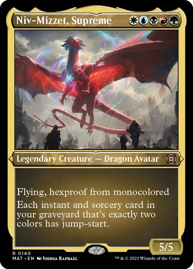 Niv-Mizzet, Supreme (Foil Etched) [March of the Machine: The Aftermath] 140