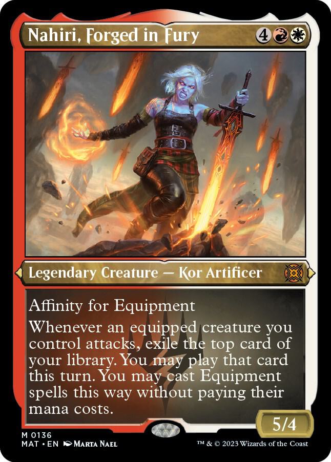 Nahiri, Forged in Fury (Foil Etched) [March of the Machine: The Aftermath] 136