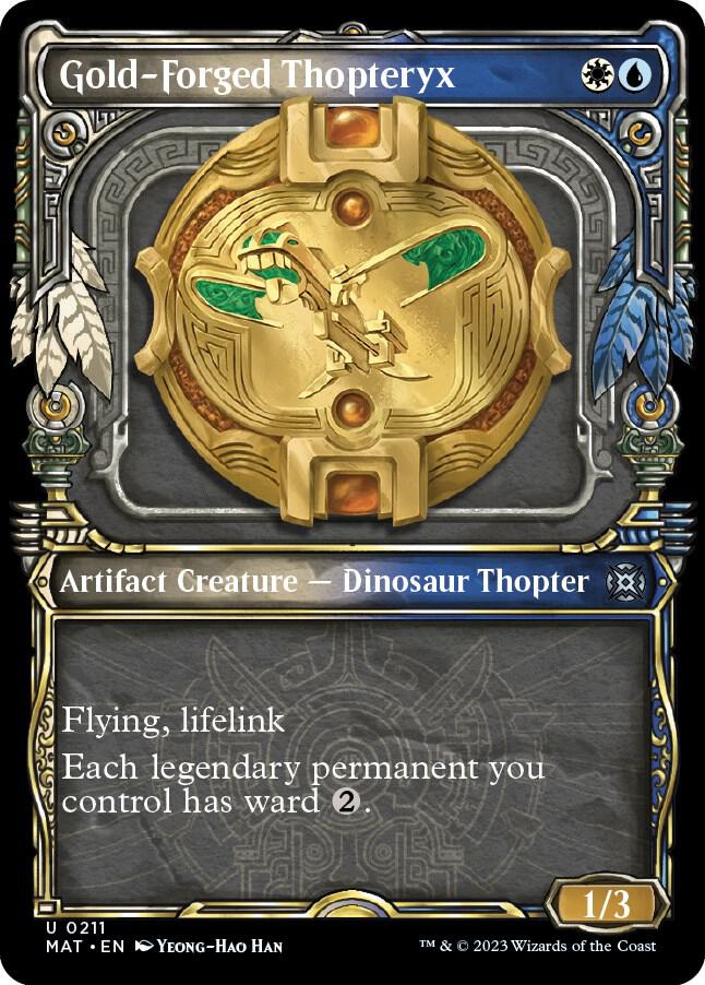 Gold-Forged Thopteryx (Halo Foil) [March of the Machine: The Aftermath] 211