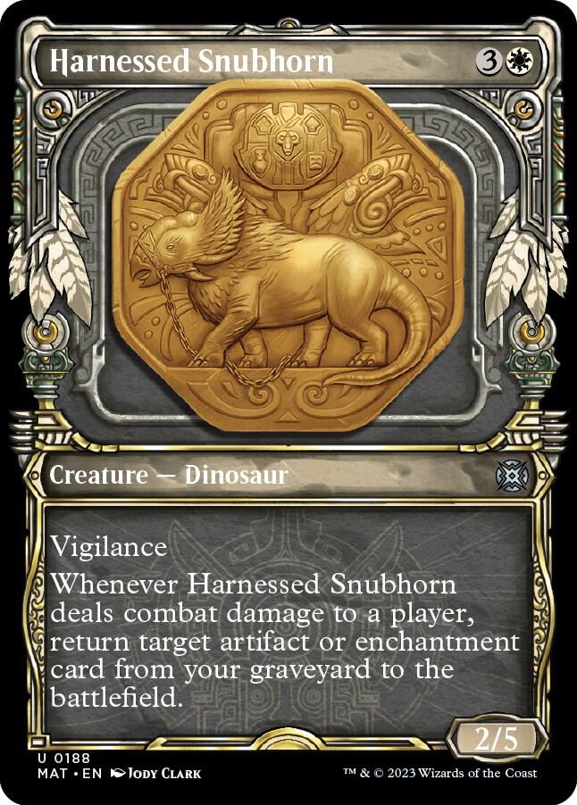 Harnessed Snubhorn (Halo Foil) [March of the Machine: The Aftermath] 188