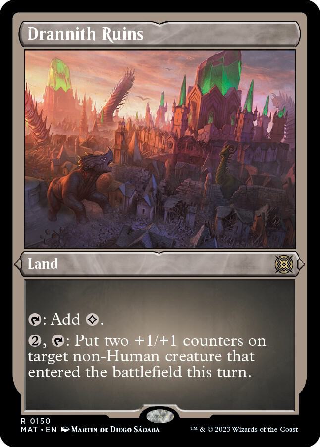 Drannith Ruins (Foil Etched) [March of the Machine: The Aftermath] 150