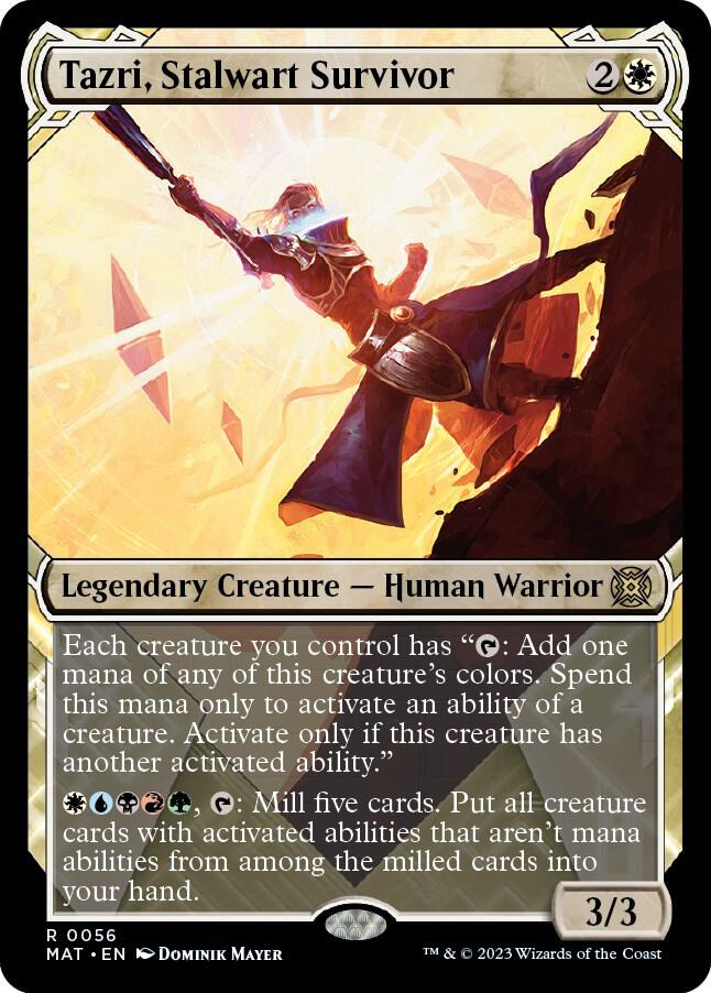 Tazri, Stalwart Survivor (Showcase) [March of the Machine: The Aftermath] 56