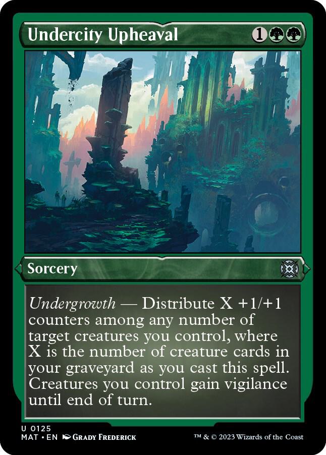 Undercity Upheaval (Foil Etched) [March of the Machine: The Aftermath] 125