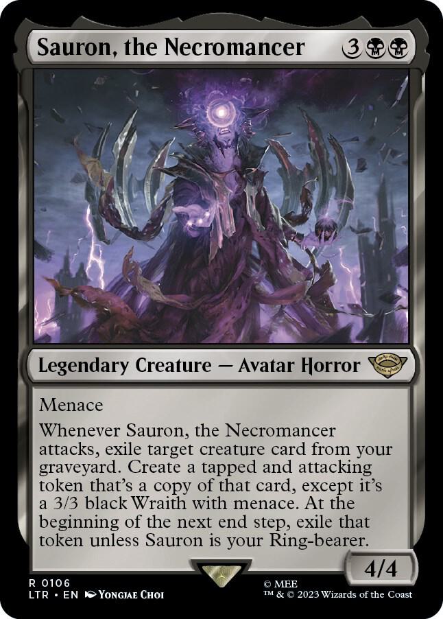 Sauron, the Necromancer [Universes Beyond: The Lord of the Rings: Tales of Middle-earth] 106