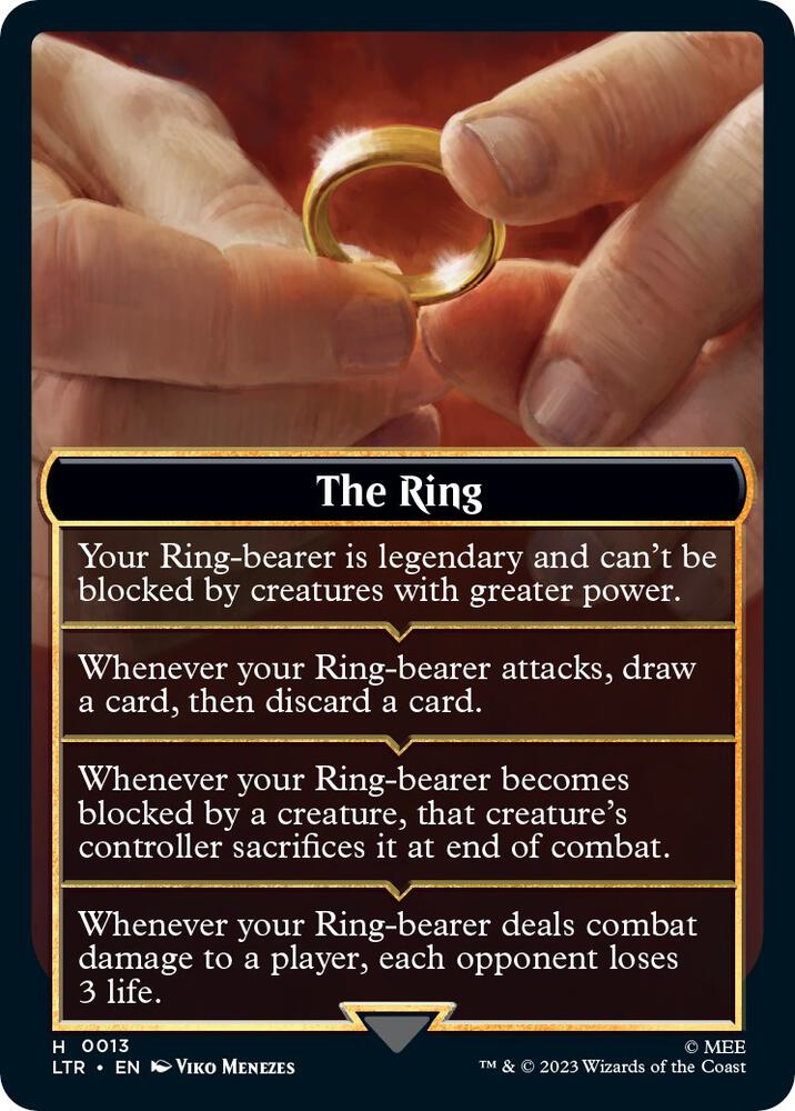 The Ring Helper Card [Universes Beyond: The Lord of the Rings: Tales of Middle-earth] 13