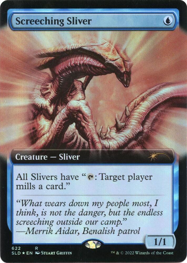Screeching Sliver (Extended Art) [Secret Lair Drop Series] 622