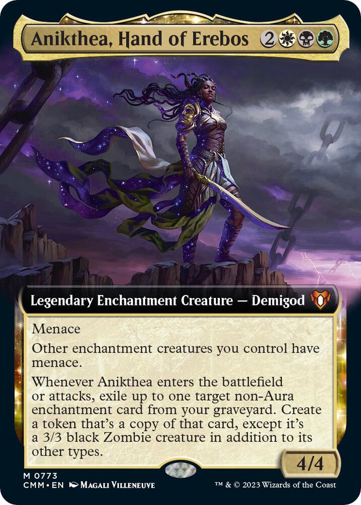 Anikthea, Hand of Erebos (Extended Art) [Commander Masters] 773