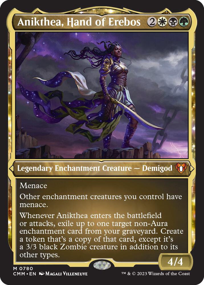 Anikthea, Hand of Erebos (Display Commander) (Foil Etched) - Thick Stock [Commander Masters] 780