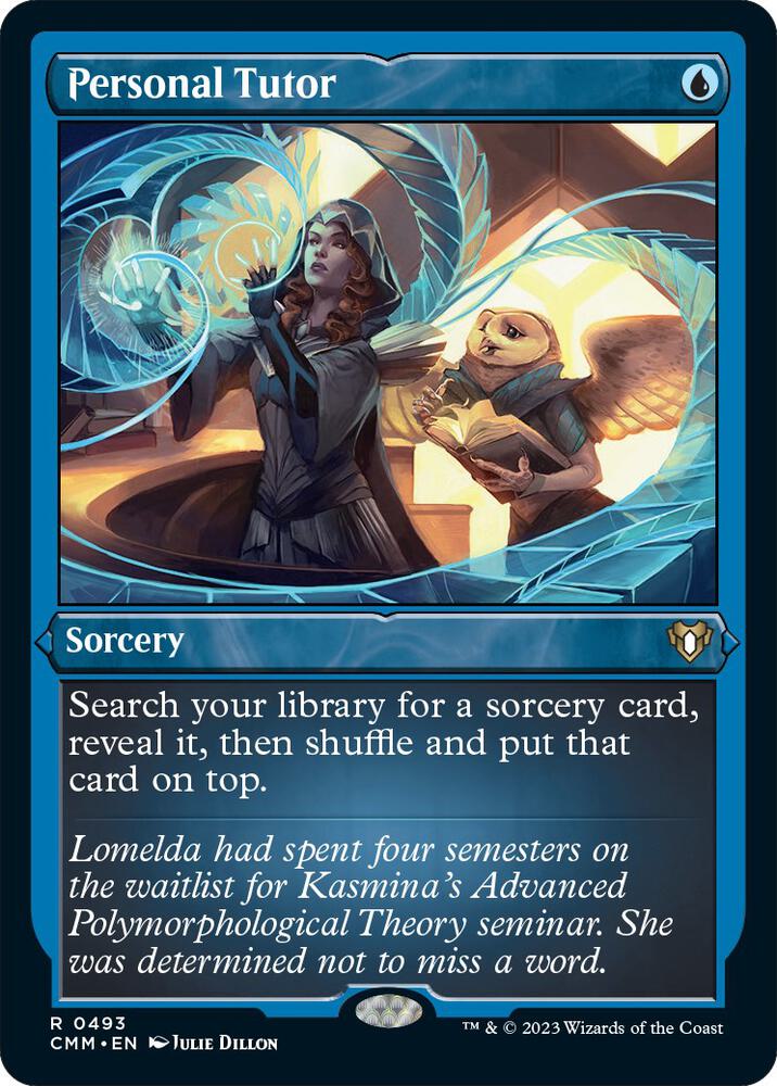 Personal Tutor (Foil Etched) [Commander Masters] 493