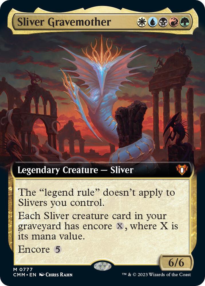 Sliver Gravemother (Extended Art) [Commander Masters] 777