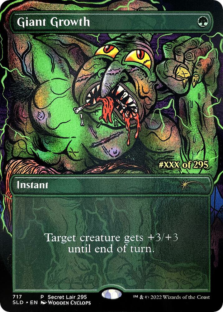 Giant Growth (Serial Numbered) [Secret Lair Drop Series] 717