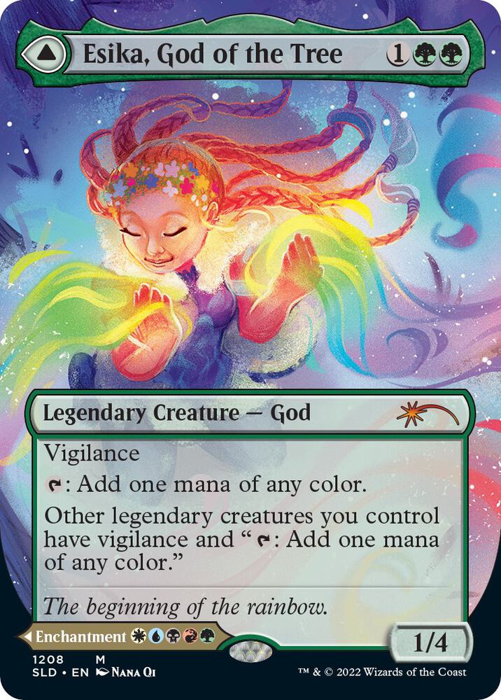 Esika, God of the Tree (Display Commander) - Thick Stock [Secret Lair Drop Series] 1208