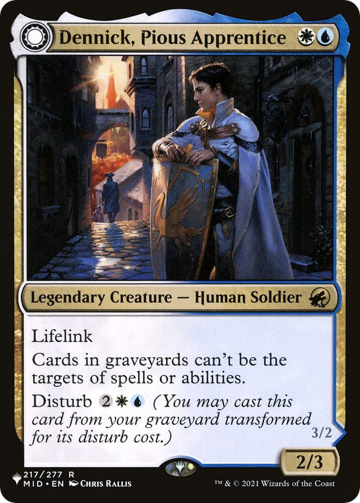 Dennick, Pious Apprentice [The List Reprints] 217