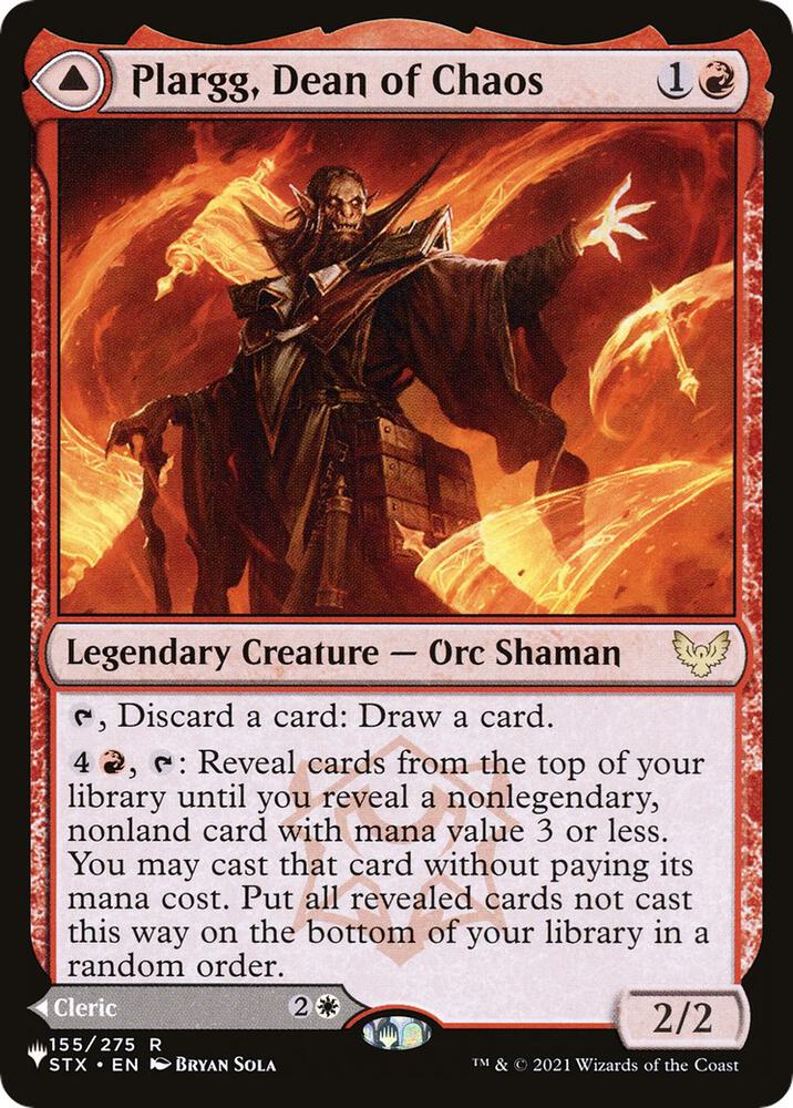 Plargg, Dean of Chaos [The List Reprints] 155