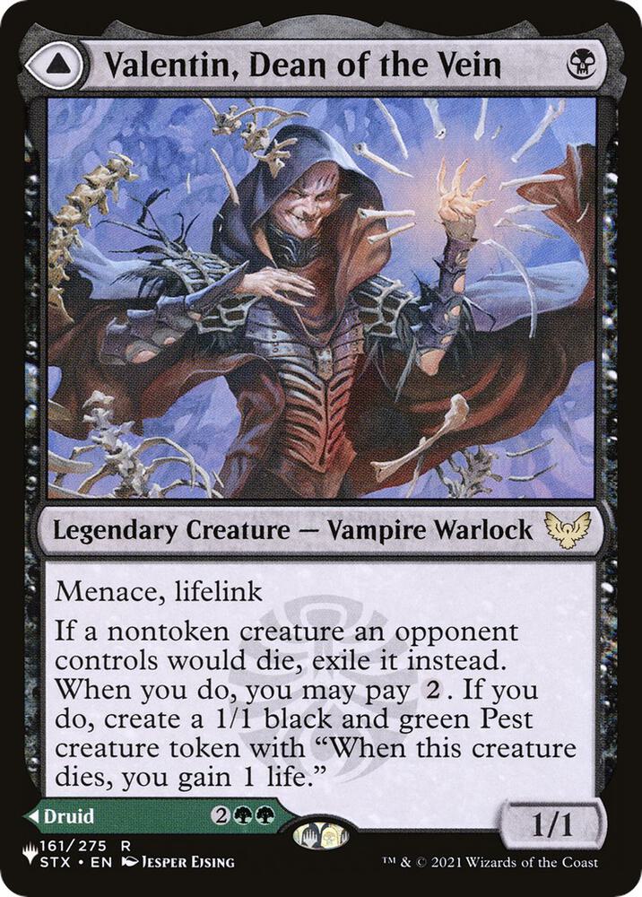 Valentin, Dean of the Vein [The List Reprints] 161