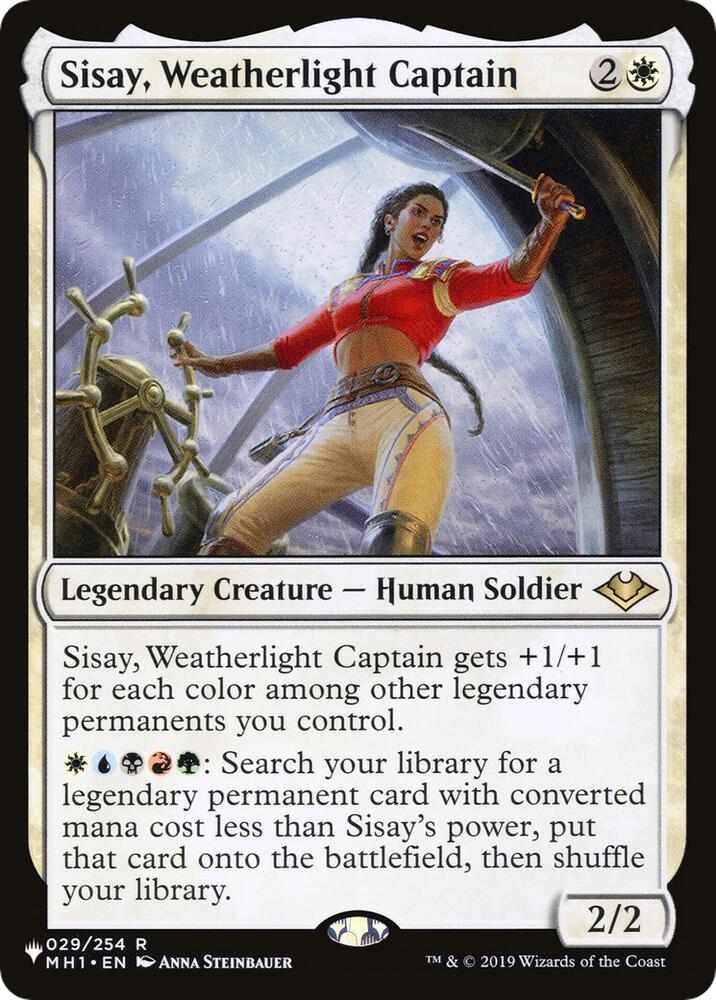 Sisay, Weatherlight Captain [The List Reprints] 29