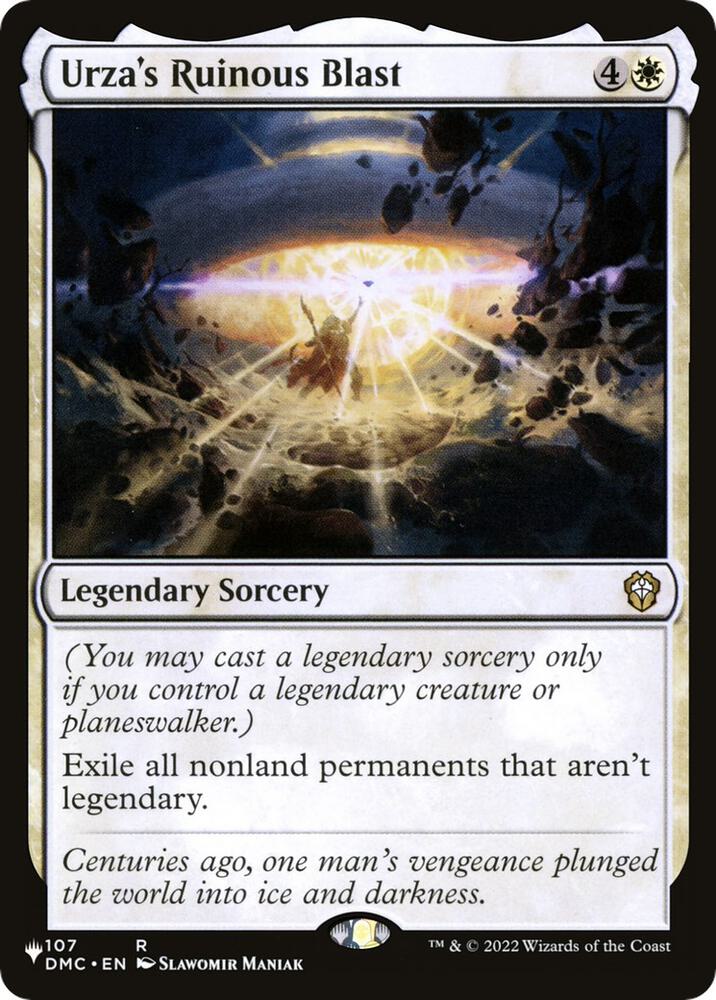 Urza's Ruinous Blast [The List Reprints] 107