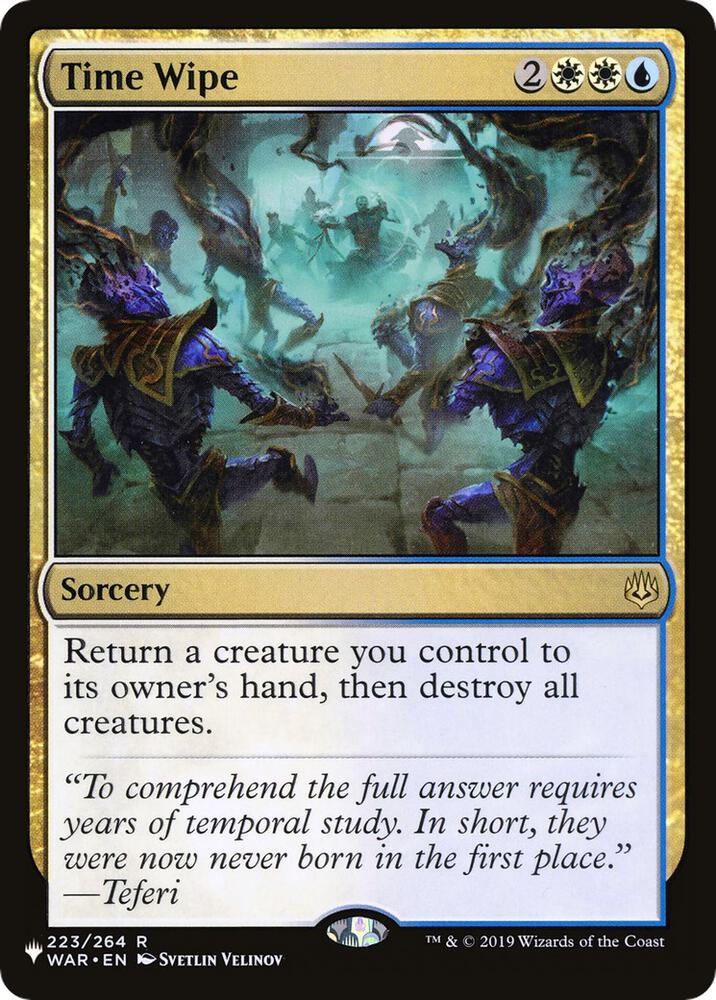 Time Wipe [The List Reprints] 223