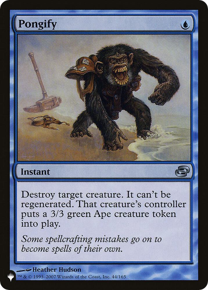 Pongify (PLC) [The List Reprints] 44